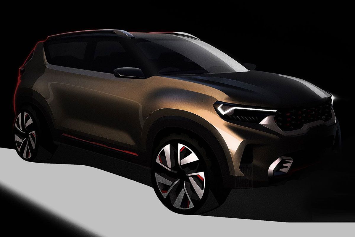 Kia adelanta dos teasers de un nuevo SUV para India