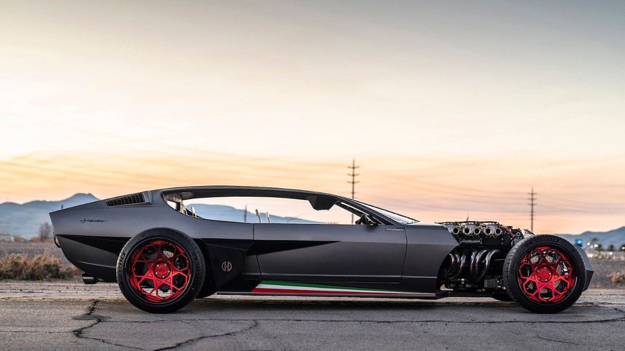 El brutal Lamborghini Espada cyberpunk de Danton Art Kustoms a subasta