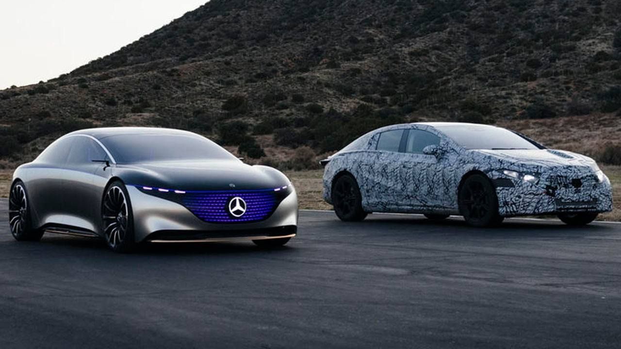 Adelanto del Mercedes EQS, la berlina de lujo 100% eléctrica que está en camino