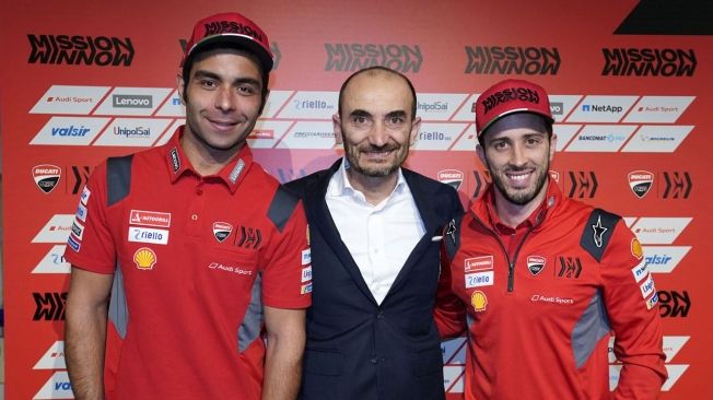 Se presenta la Ducati Desmosedici GP20 de Dovizioso y Petrucci