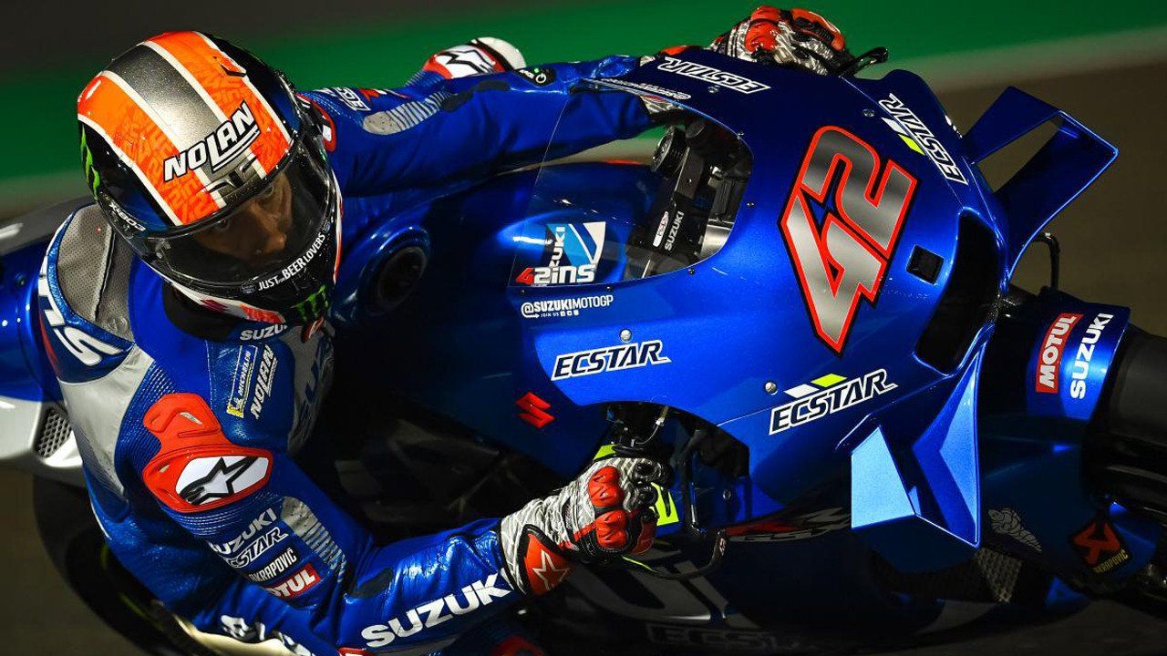 Álex Rins cierra el primer día del test MotoGP de Qatar en cabeza