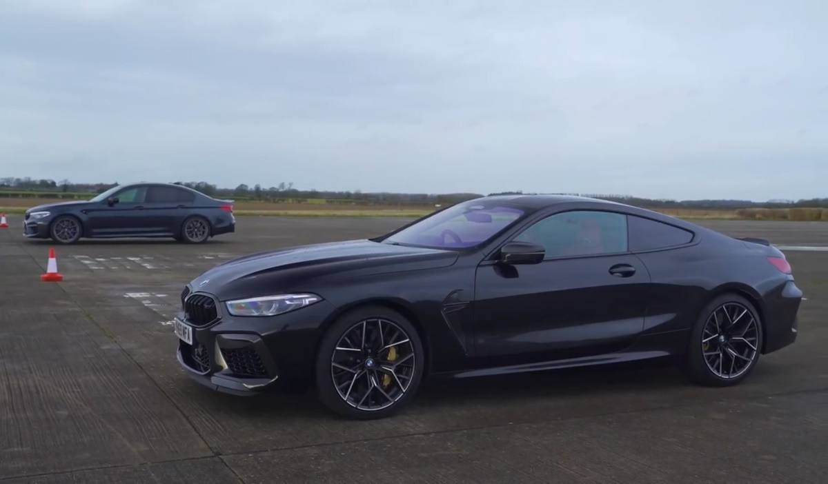 BMW M5 vs. BMW M8. Drag race fratricida con el mismo V8 de 625 CV