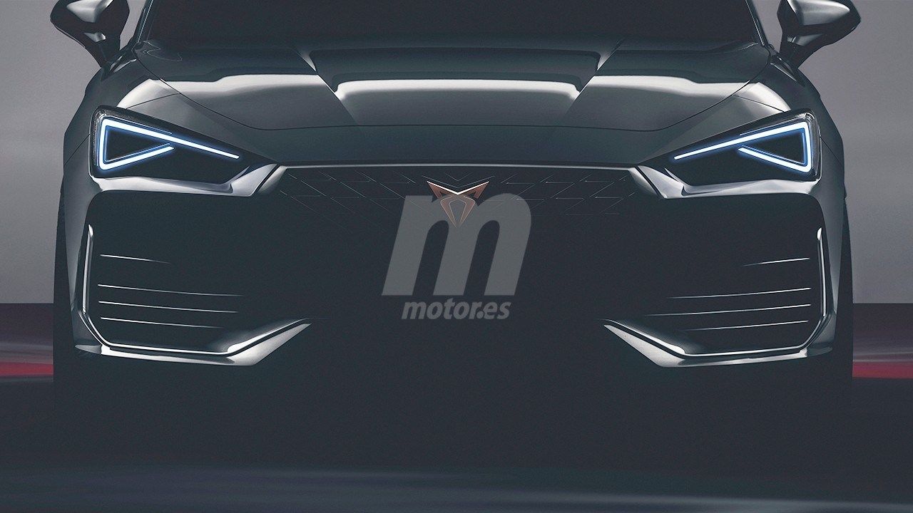 El frontal del nuevo CUPRA León se insinúa en este interesante adelanto