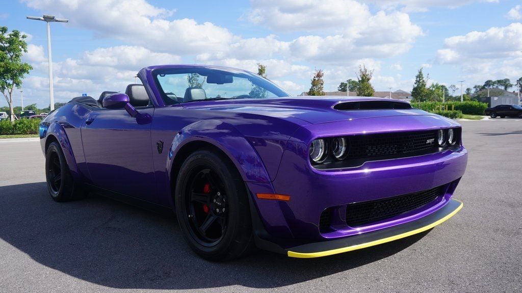 Uno de los dos únicos Dodge SRT Demon descapotables se encuentra en Florida