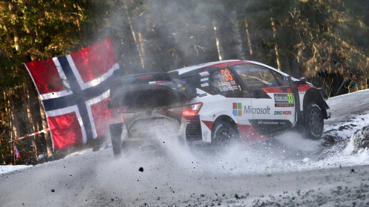 Elfyn Evans pone la directa en la segunda etapa del Rally de Suecia