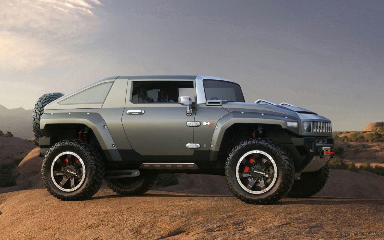 Dos unidades del Hummer HX concept avistadas en la pista de pruebas de GM