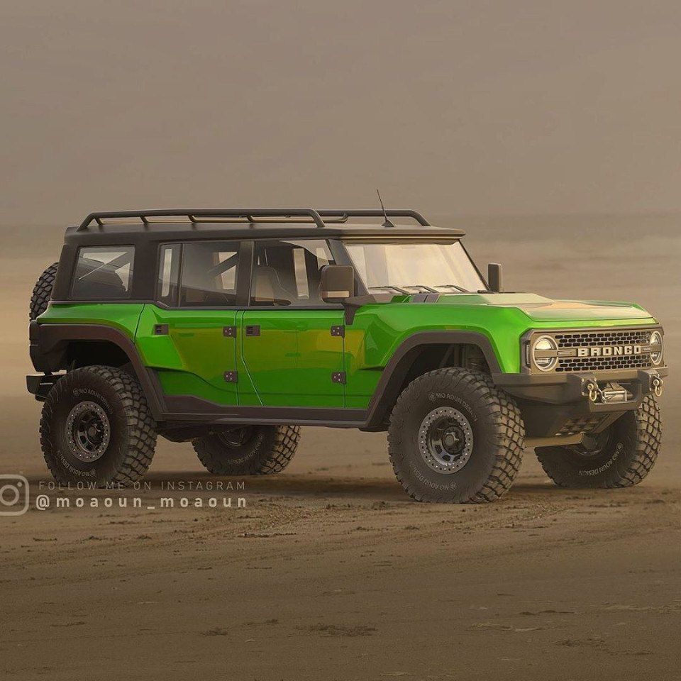 Los últimos renders nos acercan más al futuro Ford Bronco