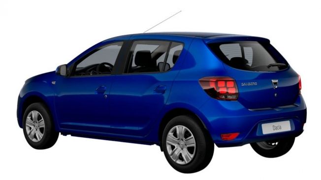 Dacia Sandero City + - posterior