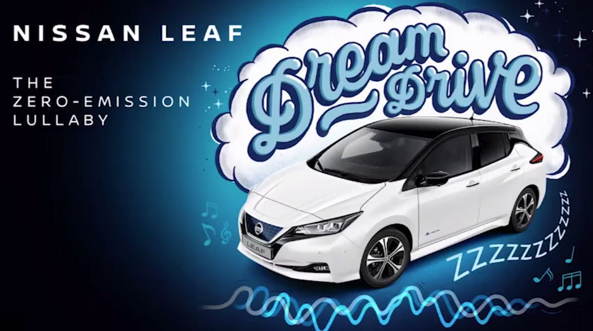 Nissan LEAF Dream Drive, un sonido especial para dormir niños en coches eléctricos