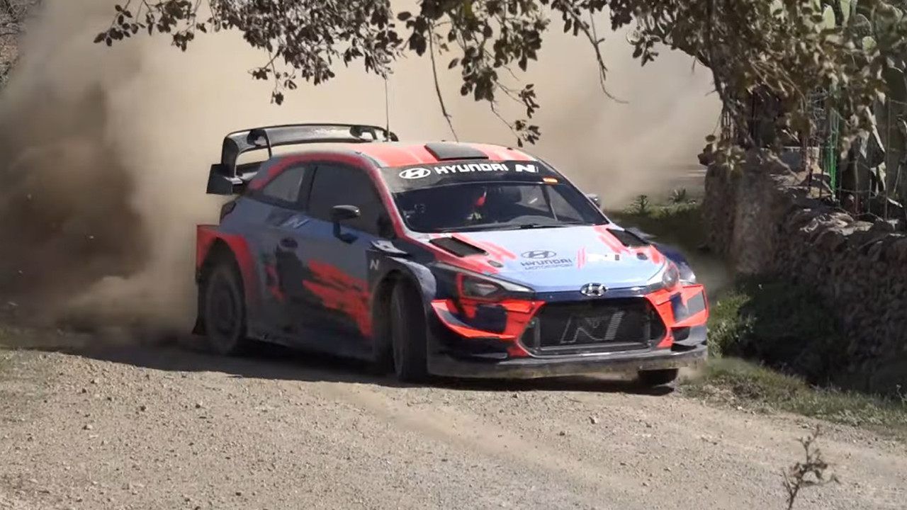 Hyundai prueba un nuevo kit aerodinámico en su Hyundai i20 WRC Coupé