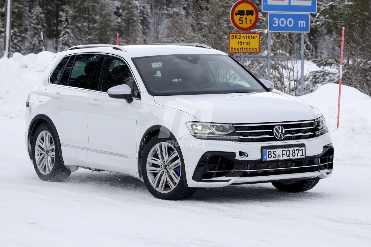 Nuevas imágenes del Volkswagen Tiguan R revelan que el proyecto sigue vivo