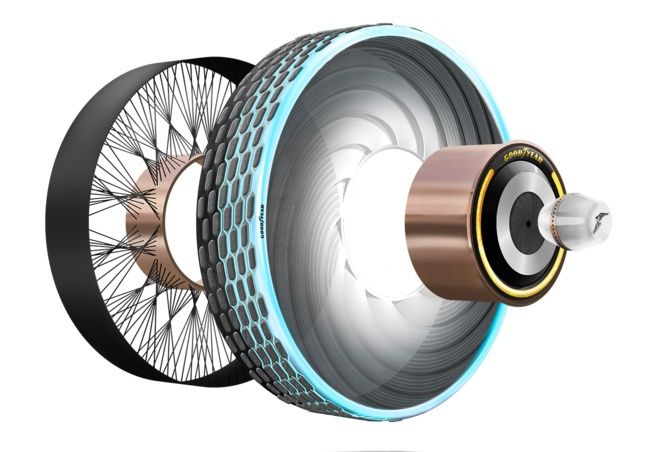 Goodyear reCharge, la tecnología del neumático auto-reparador