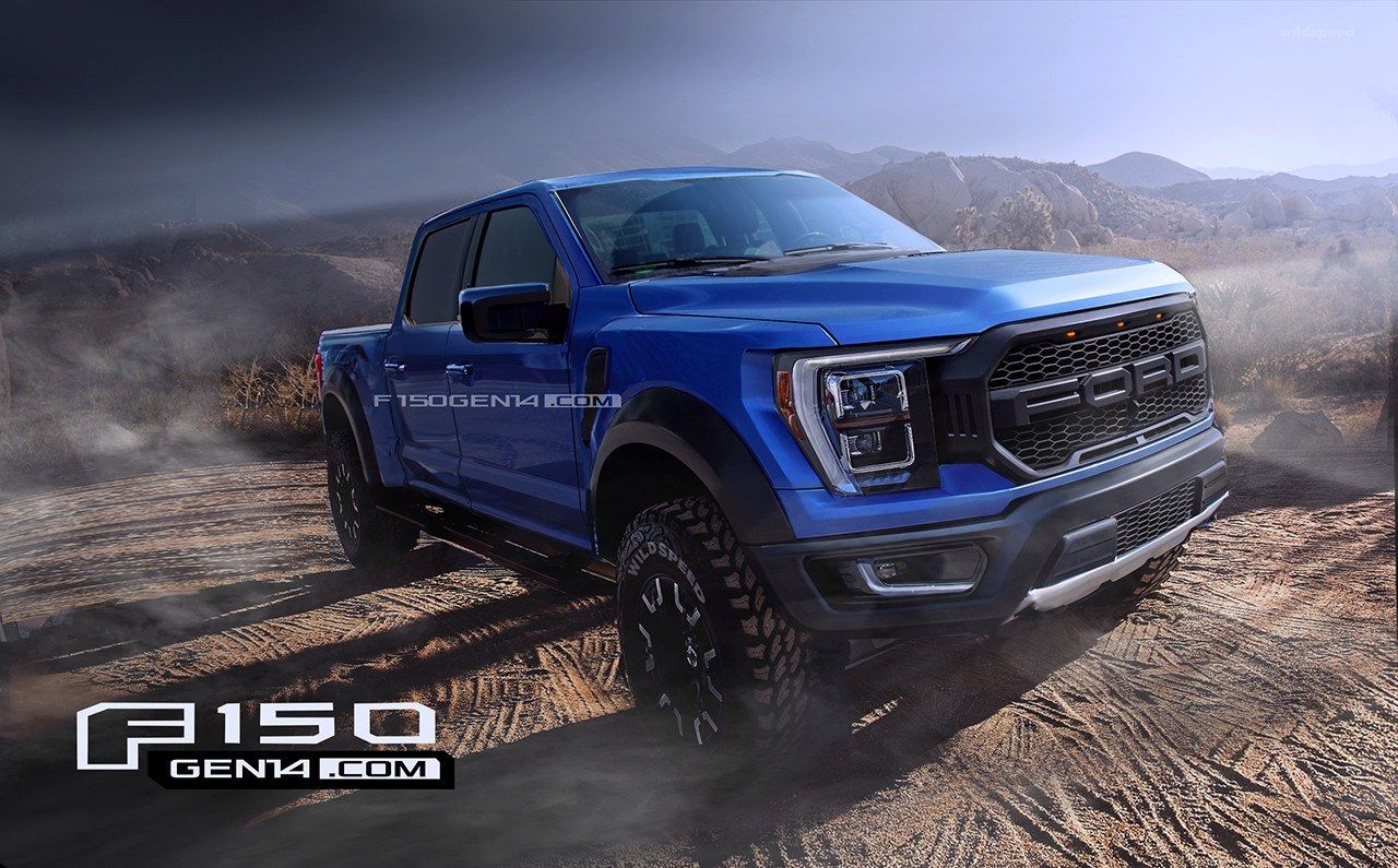 Primeras recreaciones del futuro Ford F-150 Raptor 2022