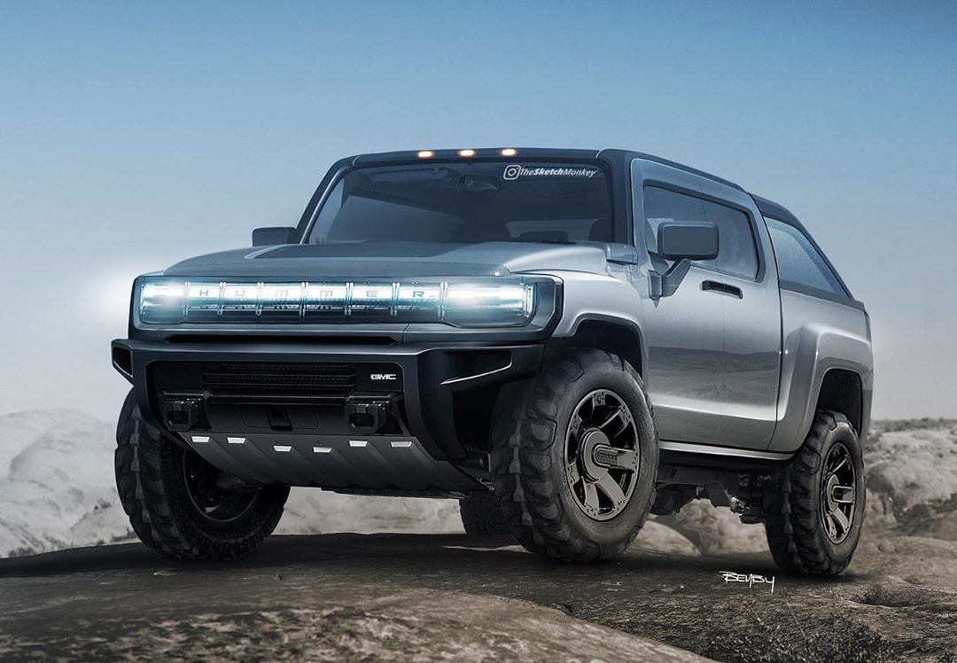 Así será el futuro GMC Hummer pick-up eléctrico