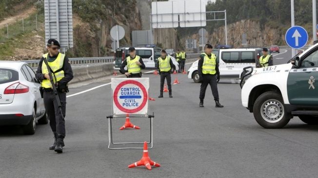 Corte de carreteras por el estado de alarma causado por el coronavirus