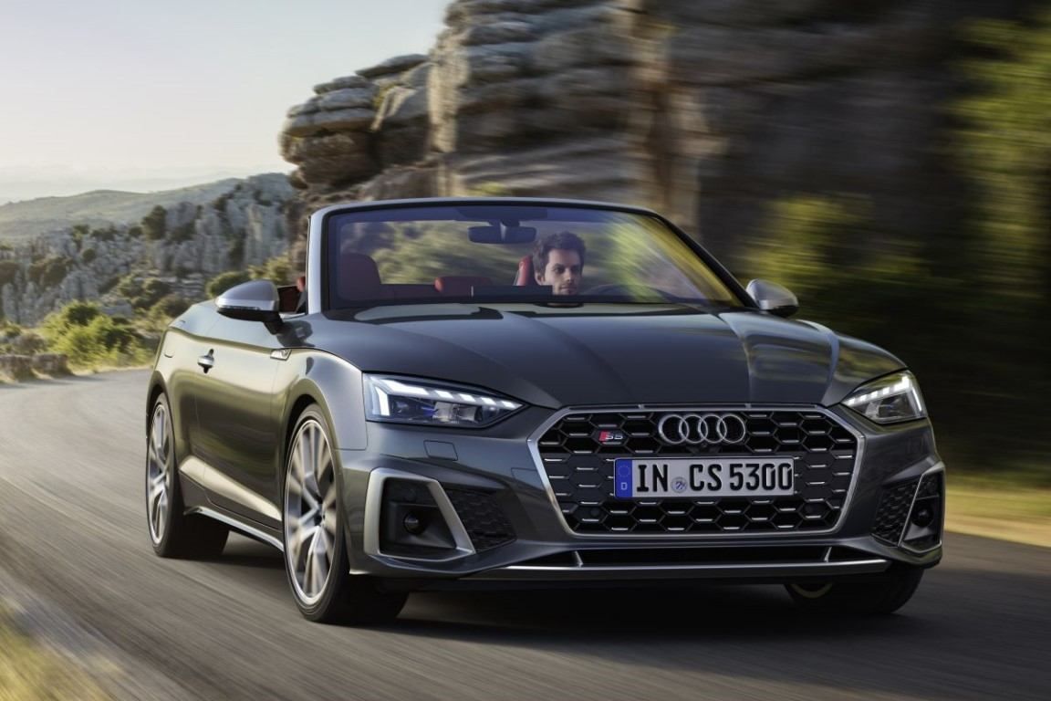 El Audi S5 Cabrio 2020 llegará a finales de primavera con motor de gasolina TFSI