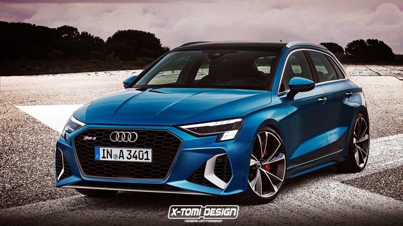 El agresivo Audi RS 3 Sportback 2021 anticipa su diseño en una recreación