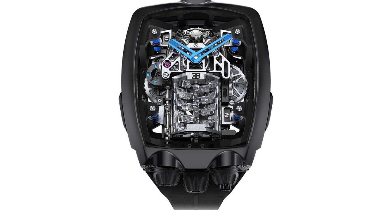 Jacob & Co. Bugatti Chiron Tourbillon, el único reloj con un motor W16 en su interior 