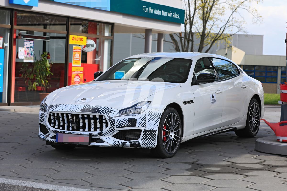 Primeras imágenes del nuevo Maserati Quattroporte facelift al desnudo