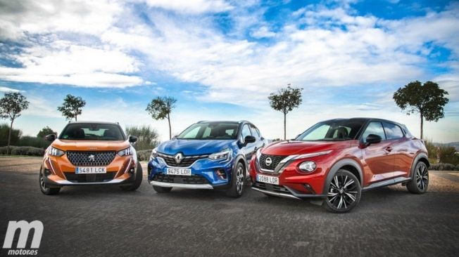 Peugeot 2008, Renault Captur y Nissan Juke