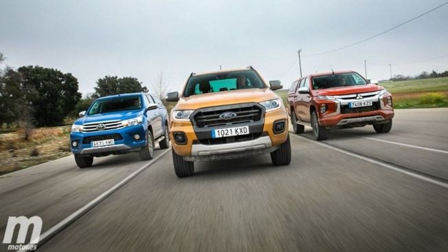 Toyota Hilux, Ford Ranger y Mitsubishi L200