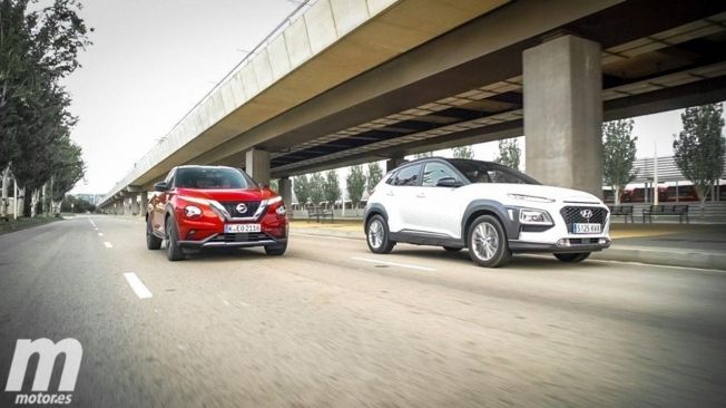 Nissan Juke y Hyundai Kona