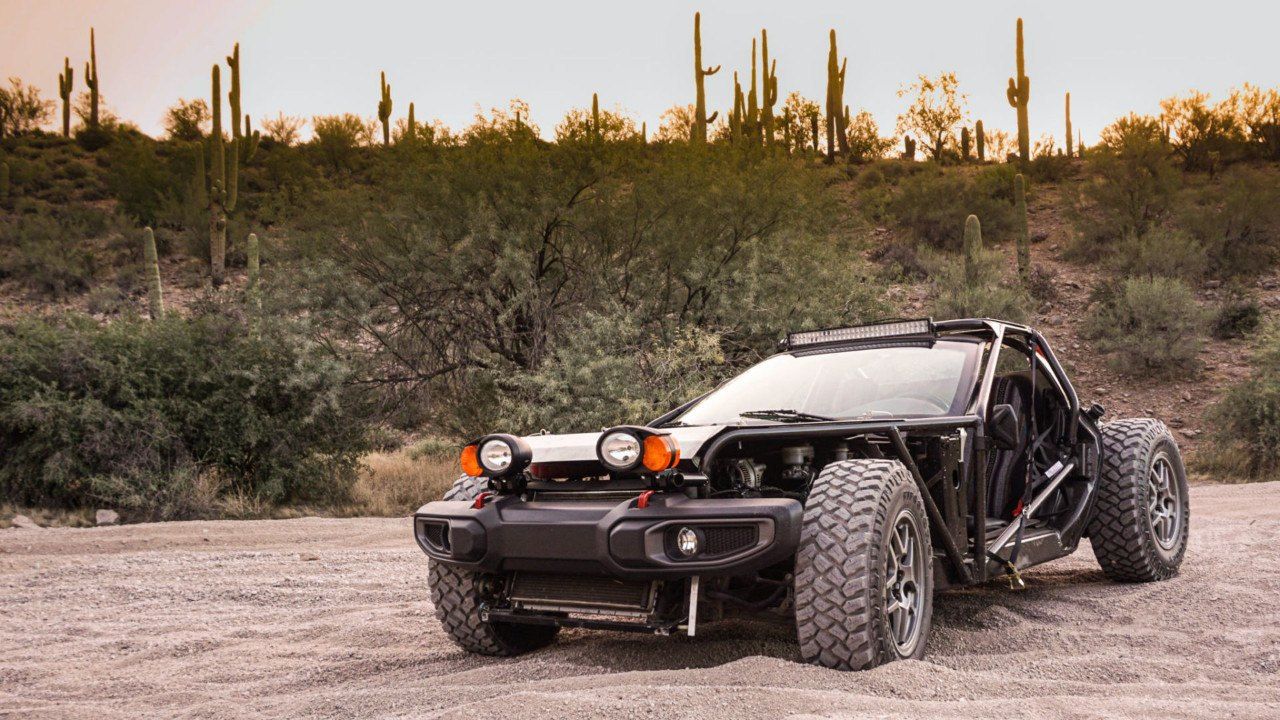 Espectacular buggy retrofuturista creado sobre un Corvette de 350 CV