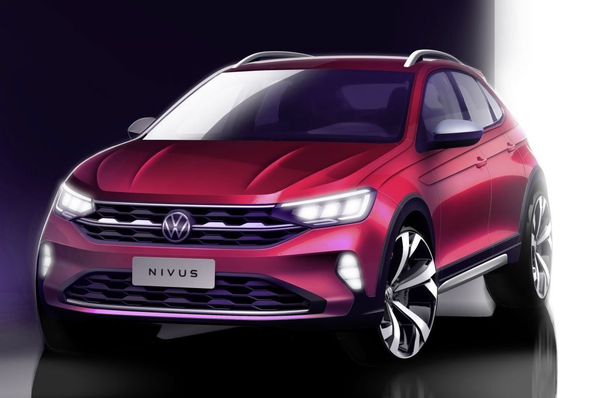 Un boceto desvela el diseño del nuevo Volkswagen Nivus