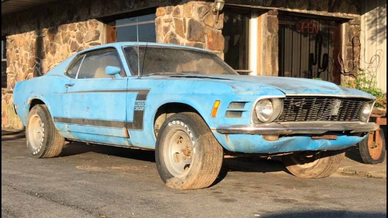 Rescatado un raro Ford Mustang Boss 302 tras 40 años abandonado