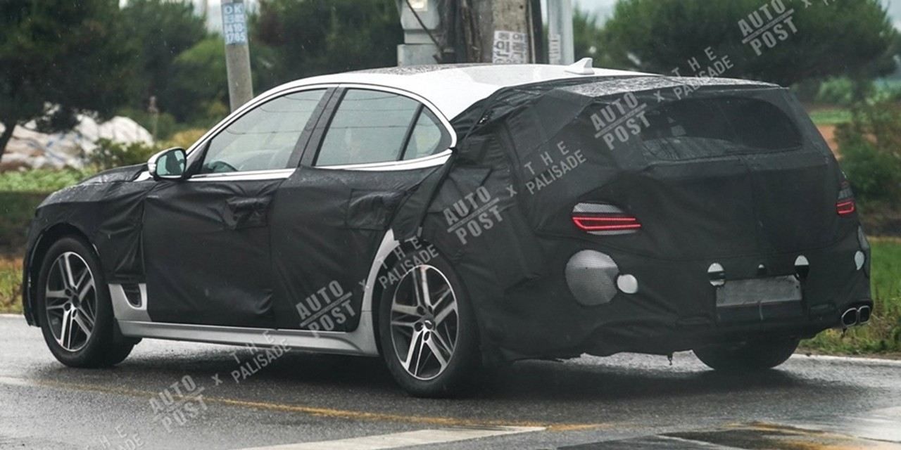 El Genesis G70 Shooting Brake es real y prueba de ello son estas fotos espía