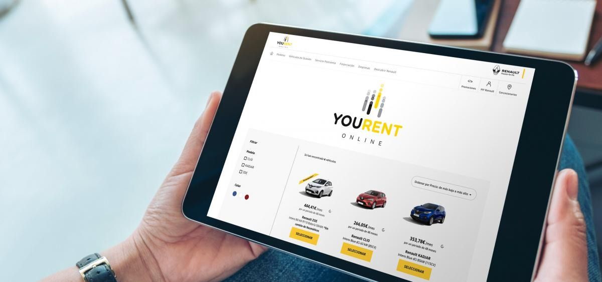 Así funciona 'You Rent Online', el renting para particulares de Renault 100% online