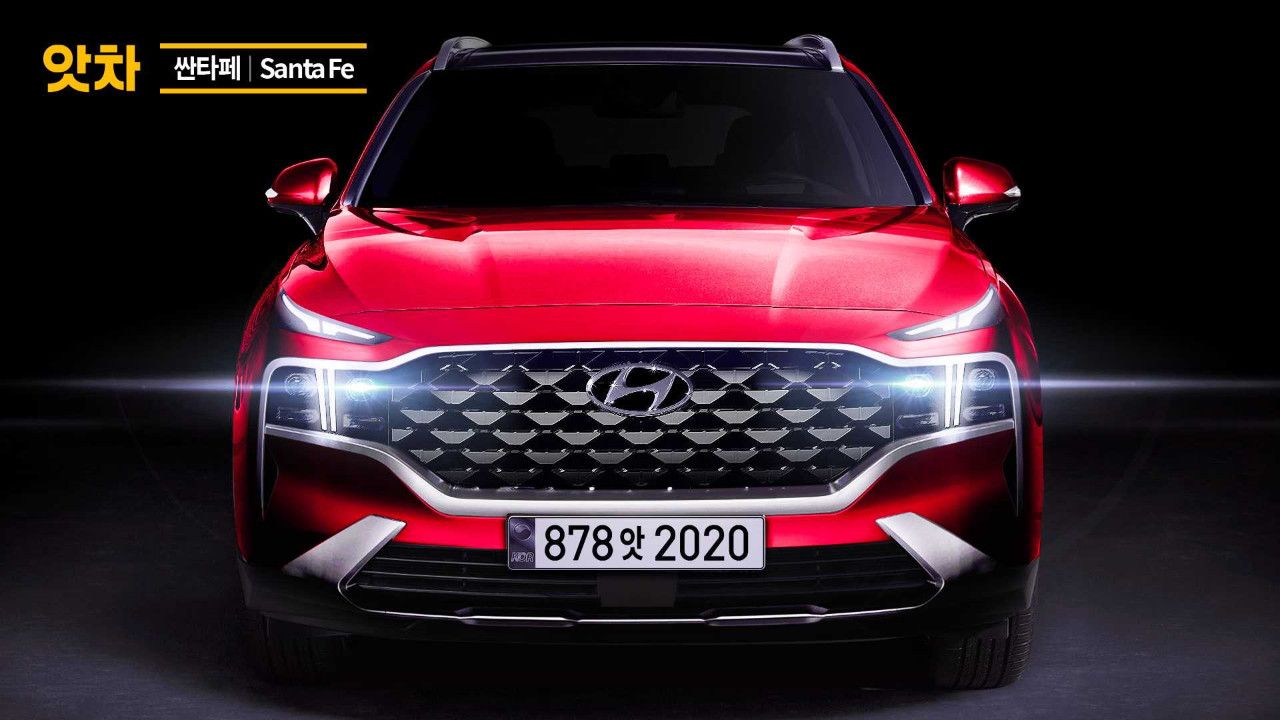 El nuevo Hyundai Santa Fe asoma por primera vez en esta recreación