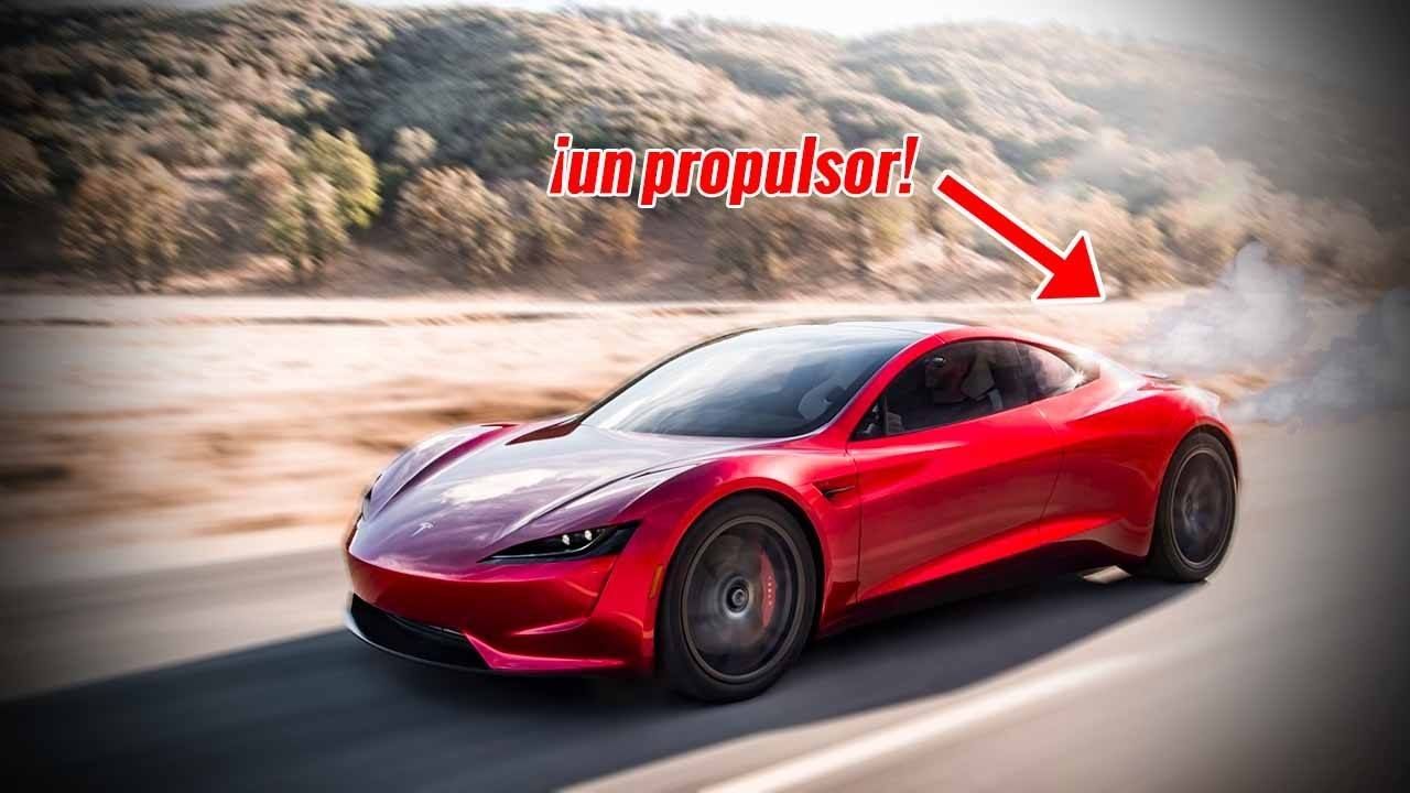 ¡Brutal! Así 'volará' el Tesla Roadster con propulsores de SpaceX