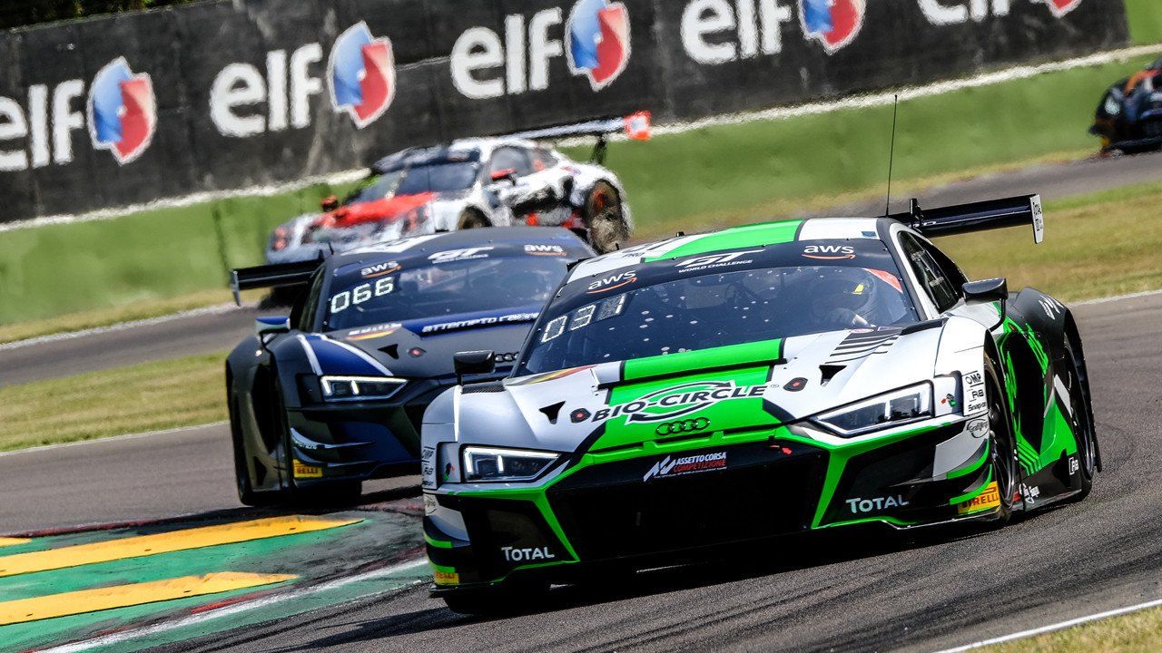 Audi arranca al frente del GTWC Europe tras su victoria en Imola