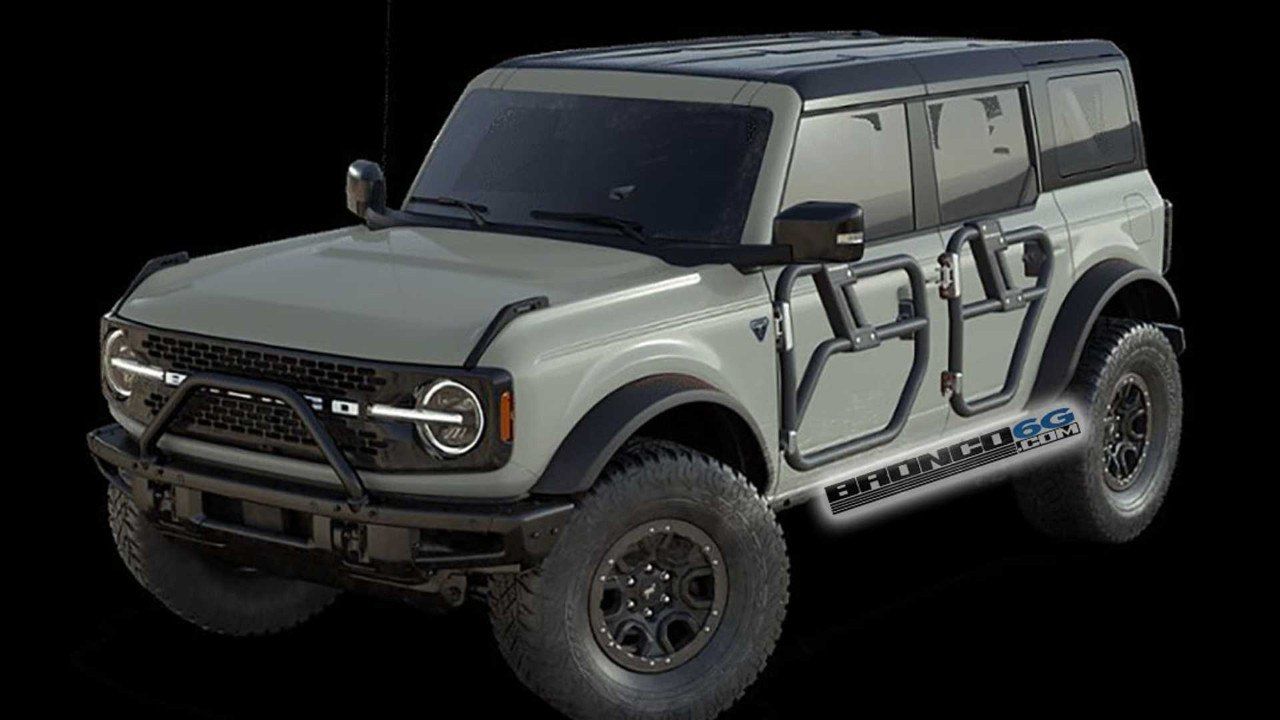 Una filtración revela las nuevas puertas tubulares del Ford Bronco