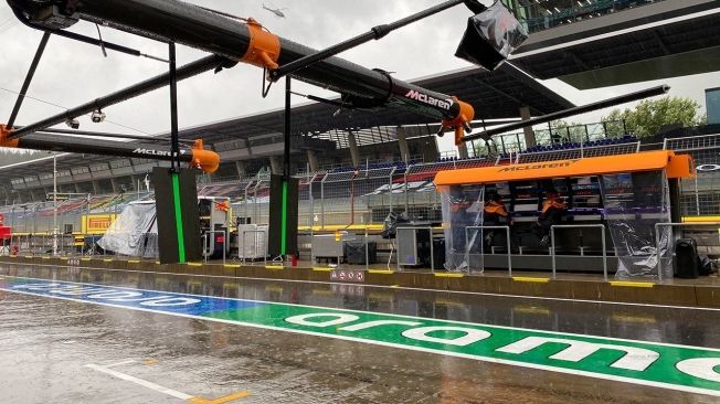 Pitlane del Red Bull Ring