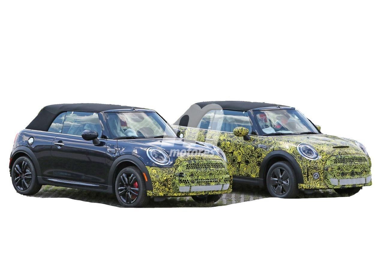 Avistado el facelift de los MINI Cooper S JCW Cabrio, mínimos cambios para 2021