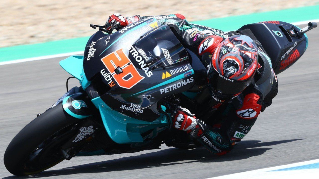 Primer triunfo de Quartararo en Jerez tras la fuerte caída de Marc Márquez