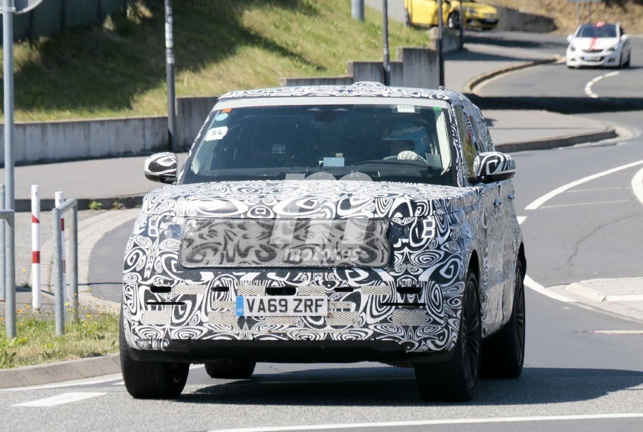 Avanza la puesta a punto del Range Rover 2022, fotos espía en Nürburgring