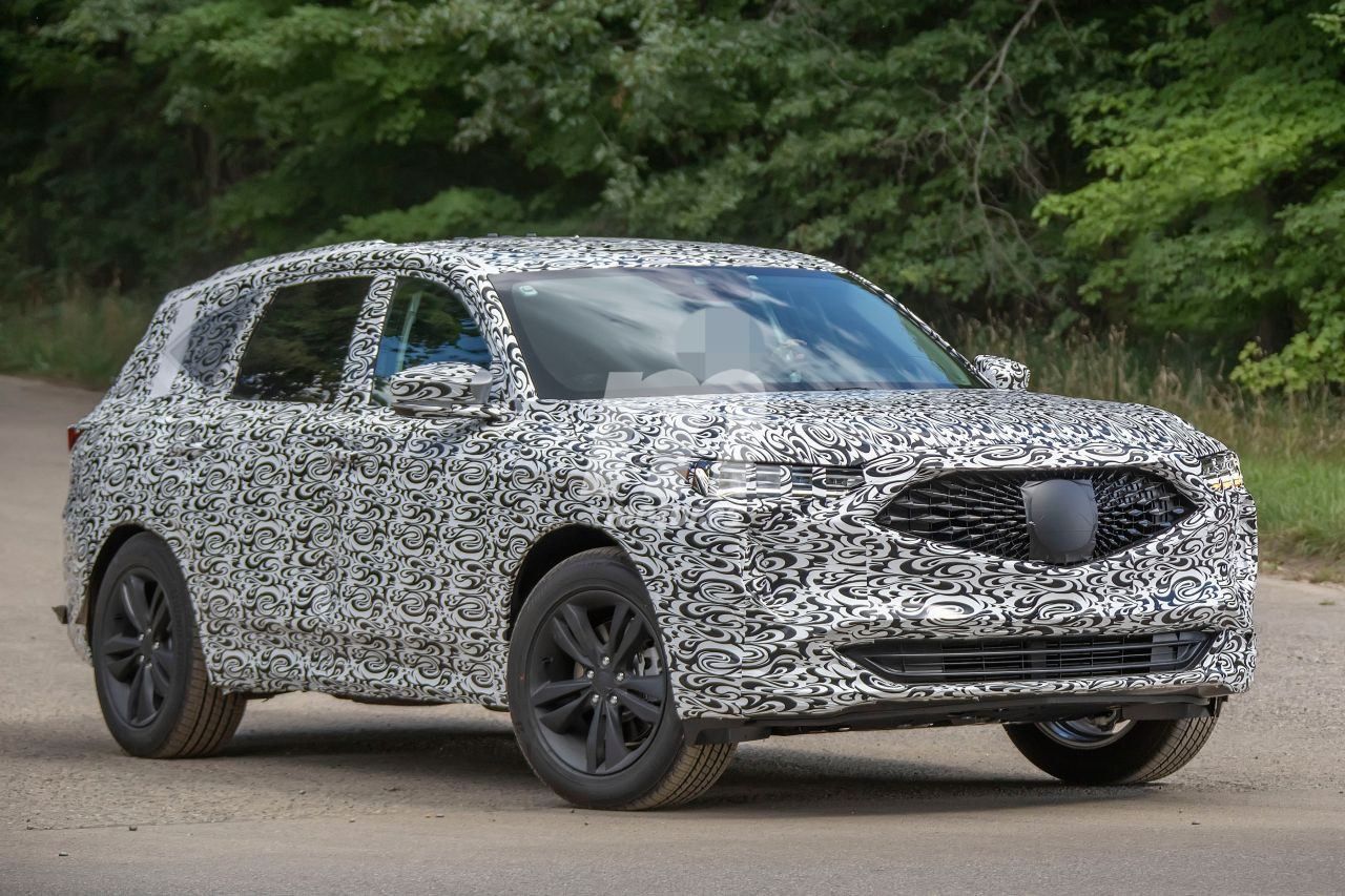 Los prototipos del Acura MDX 2021 pierden camuflaje y revelan su diseño