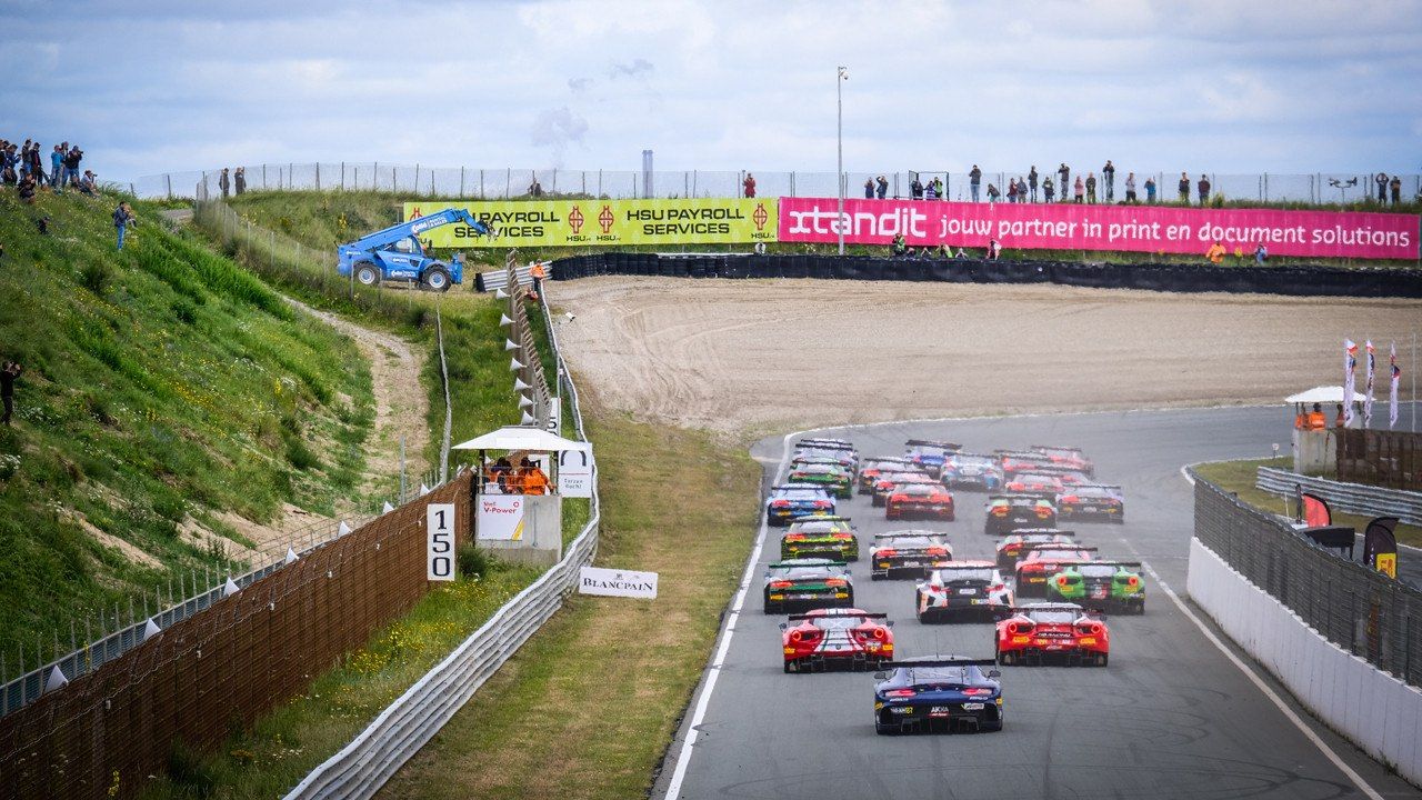 El GTWC Europe altera el programa de su cita al sprint en Zandvoort