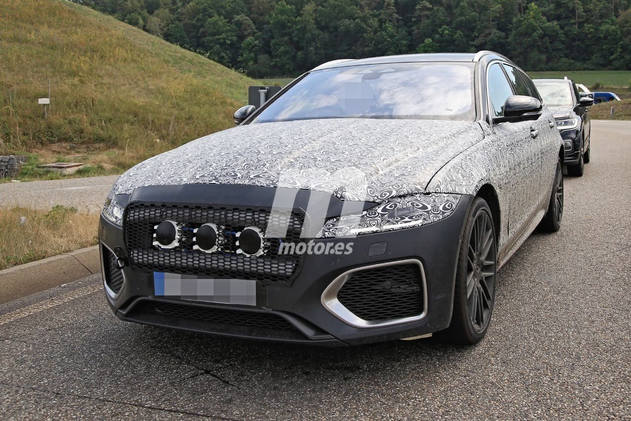 Se destapa el Jaguar XF Sportbrake Facelift 2021, el familiar británico pierde camuflaje