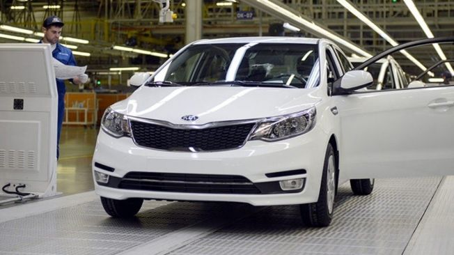 Producción de coches KIA en Rusia