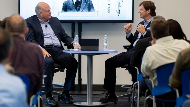 Jim Hackett y Jim Farley