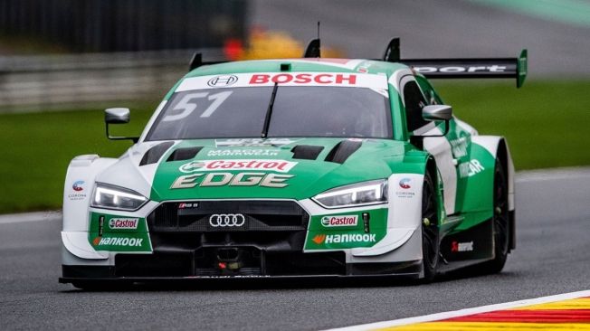 Robin Frijns empieza de dulce y se lleva la primera pole del DTM 2020