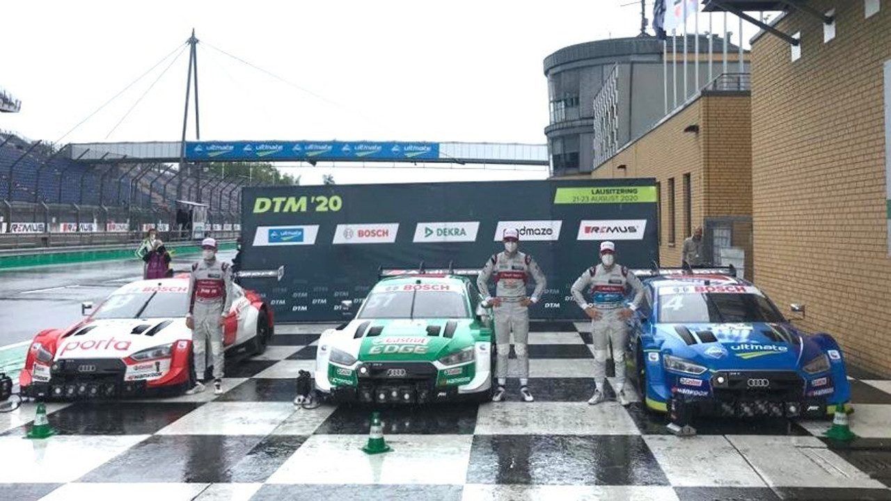 Nico Müller logra la primera pole del DTM en Lausitzring bajo la lluvia