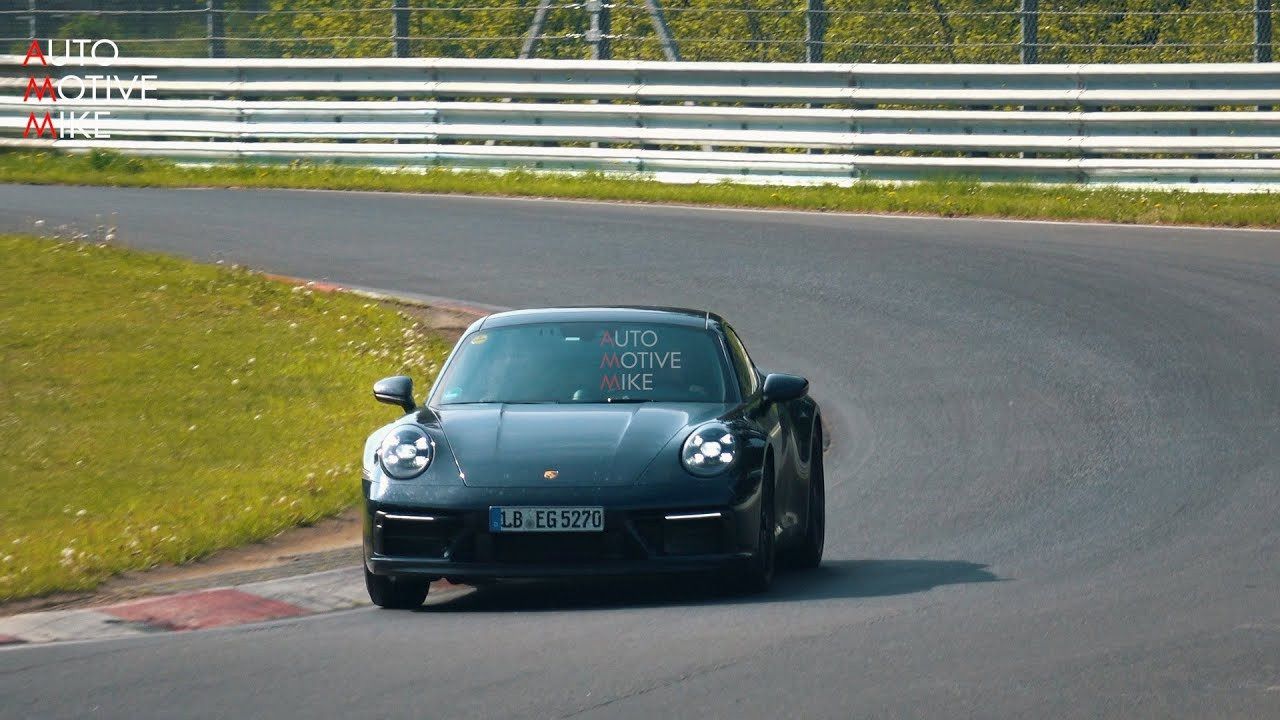 Misterioso prototipo del Porsche 911 cazado probando en Nürburgring [vídeo]