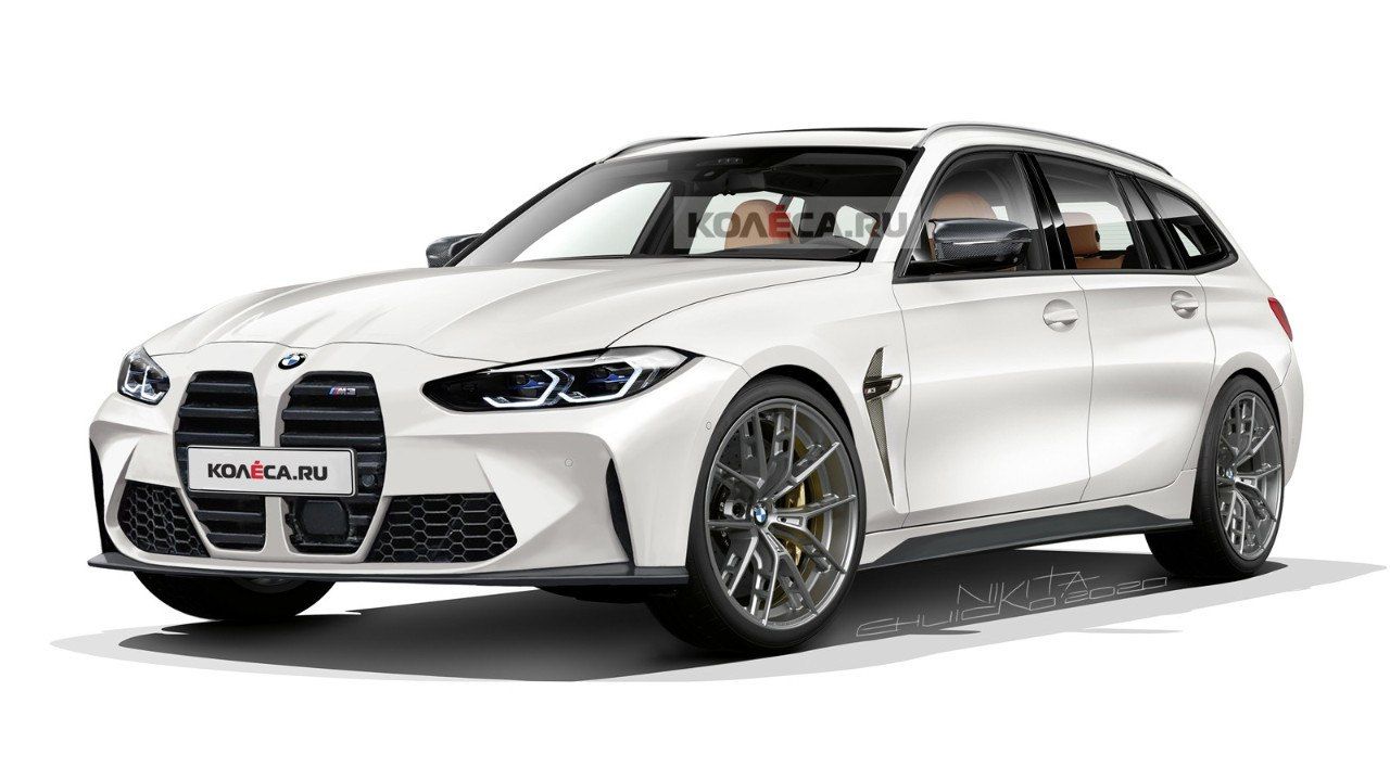 Así se verá el BMW M3 Touring con el frontal definitivo de los M3/M4