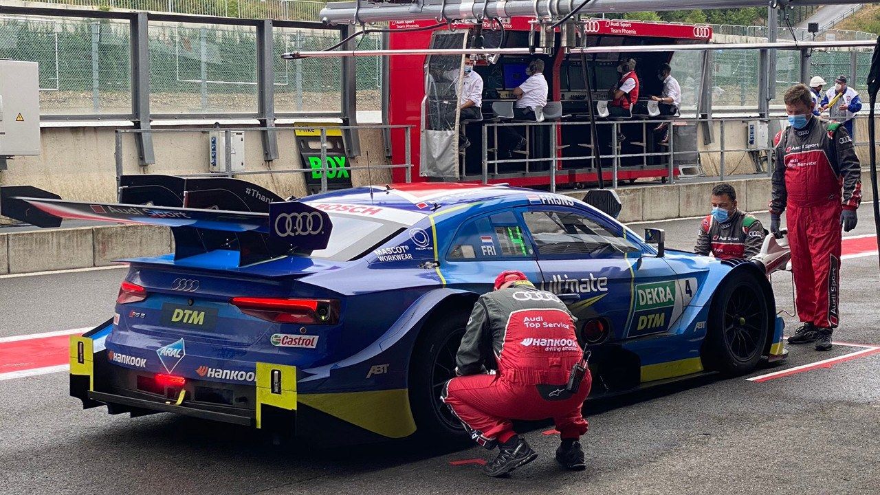 Robin Frijns empieza de dulce y se lleva la primera pole del DTM 2020