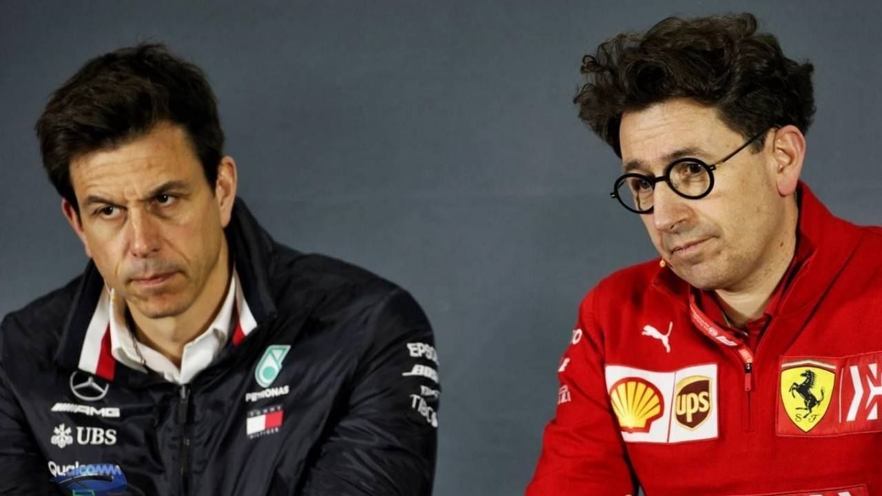 Wolff no da nombres, pero cada vez disimula peor su animadversión por Binotto